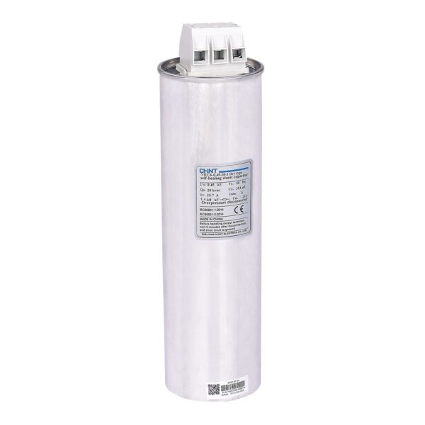 Chint NWC6 10kVar 15kVar 20KVar 25KVar 30KVar 40KVar CHNT Dry Cylindrical type Self healing Low voltage shunt Capacitor