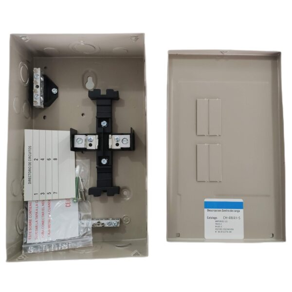 Breaker Panel Box 4 Space 125A CH4L125SP Surface CH4L125FP Flush Loadcenter Single Phase Main Lug Load Center