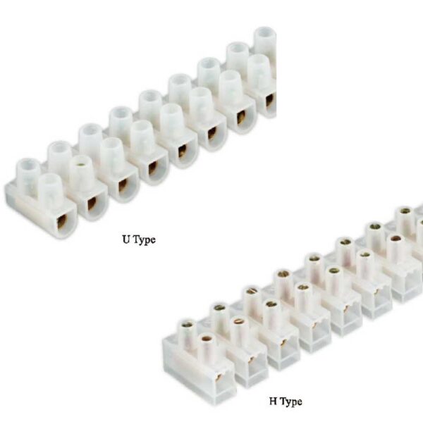 Type U Type H 12 Way 2 Row Terminal strip connector 16mm 30A 25mm 60A 35mm 80A 40mm 100A 60mm 150A screw barrier Terminal Block