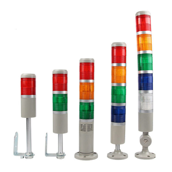 LTA-505 KPT5 12V 24V 220V 1 2 3 4 5 Layers Industrial Led Signal Steady or Flashing Warning Column Tower Stack Light