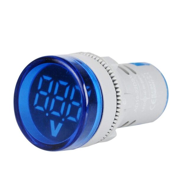 22mm 6-500V Digital panel LED display Gauge Current Voltage singal Ammeter Voltmeter Indicator