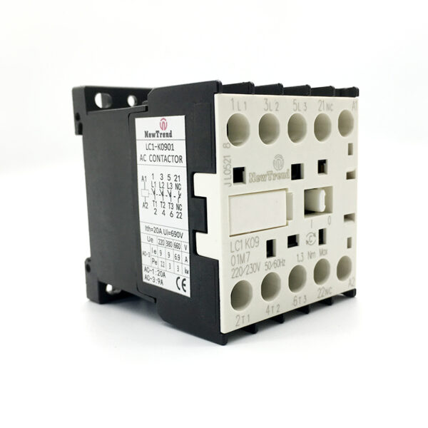 LC1K09 LC1K12 LP1K09 LP1K12 3P 4P 6A 9A 12A 16A 24V 120V 220V 230V 240V AC DC LC1K LP1K Din Rail or Solder Pin Mini Contactor