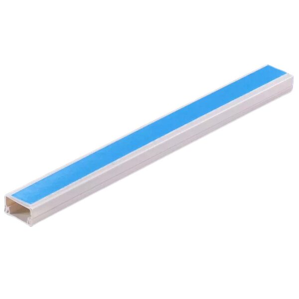 PVC Cable Trunking 16x16mm 16x25mm 25x40mm 50x50mm 75x75mm 100x100mm PVC Trunking with blue red white tape