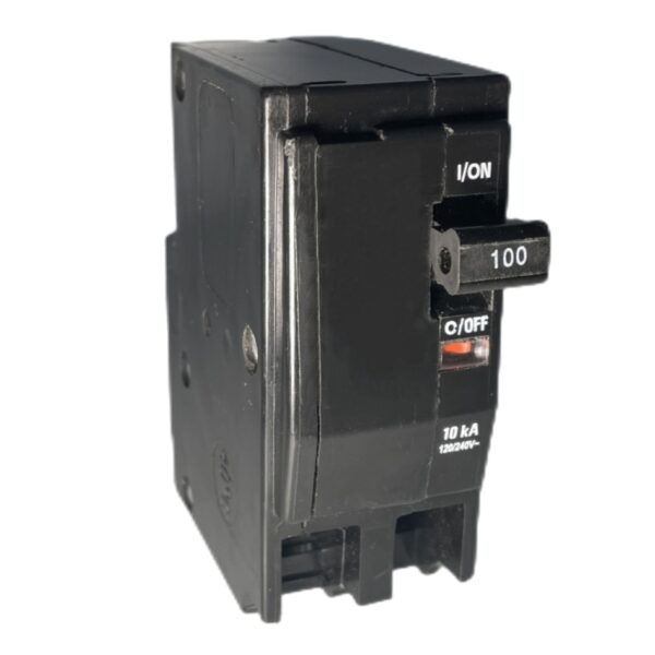 Squared D Type QO QO2100 QO2100CP 2 Pole 100 Amp 120V 240V 10kAIC Two Pole 100A Circuit Breaker