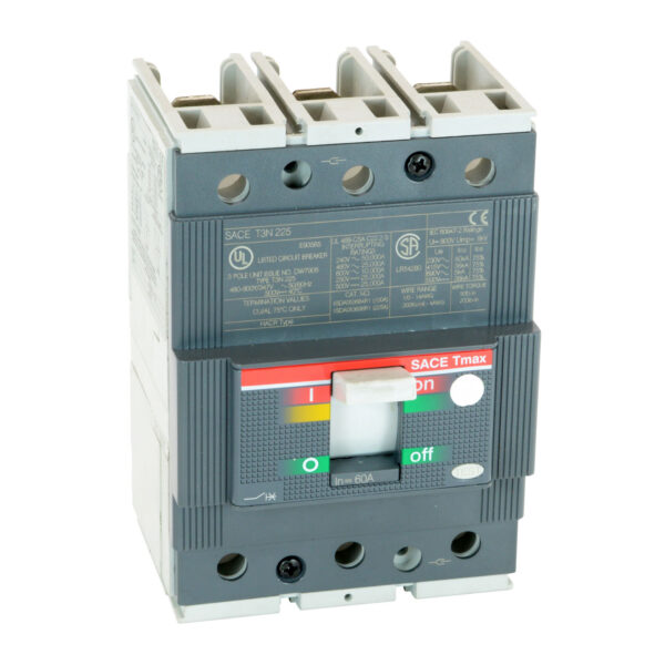 Tmax T3N MCCB Sace T3N225 T3N225TW 3P 4P 200A 125A 150A 225A 250A 50kA TMD Thermal Magnetic Trip Molded Case Circuit Breaker