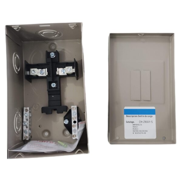 Circuit Breaker Box 2 Space CH2L70SP Surface CH2L70FP 120V 240V Load Center Flush Single Phase Main Lug Loadcenter