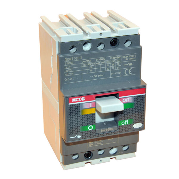 Tmax T1N MCCB Sace T1N100 T1N100TL 3P 4P 30A 40A 50A 80A 100A 160A 36kA TMD Thermal Magnetic Trip Molded Case Circuit Breaker