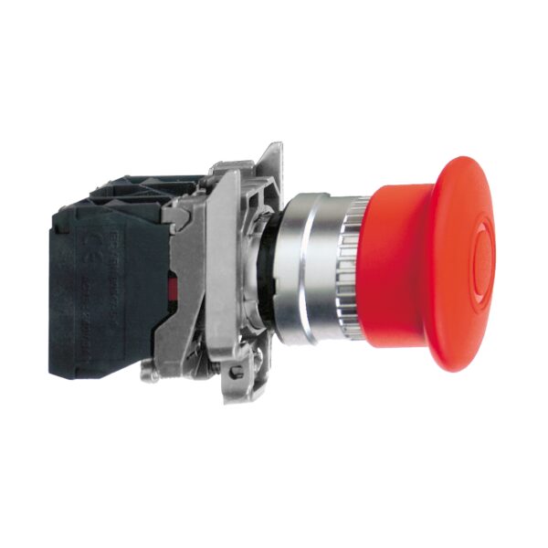 XB4BT42 Pushbutton Red 40mm Emergency stop switching off 22mm latching Push pull 1NC Push button