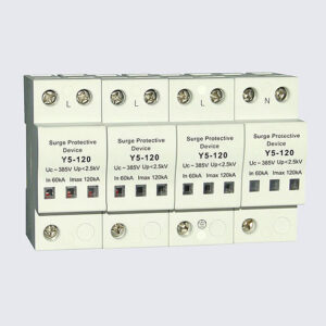 120KA Surge Suppressor Citel type 36mm width Surge Protective Device T2 and T1 Type 1+2 Surge Protector with alarm circuit