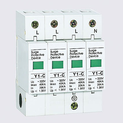 40KA SPD Surge Protector 1P 2P 3P 4P 220V 380V 140V 275V 385V 420V 440V Class 2 Type 2 T2 40KA Surge Protective Device