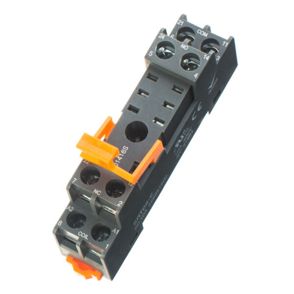 SRT05-E SRT05-A 5 pin 16A Relay Socket SRT08-E SRT08-A 8 pin 10A Relay Socket for RFT Interface Relay