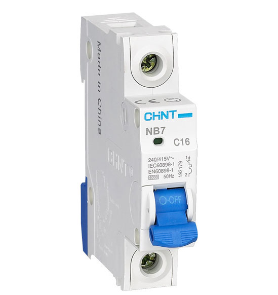 Chint original NB7 Miniature Circuit Breaker 6A 10A 16A 20A 25A 32A 40A 50A 63A B C D type 1P 2P 3P 4P 6KA Chint NB7 MCB