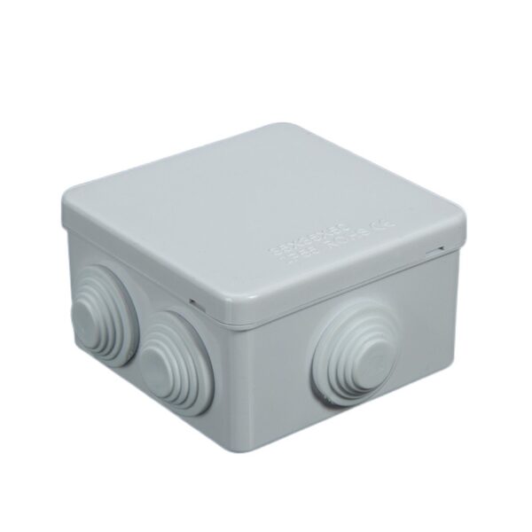 Electric connection Cable branch Power distribution 85x85x50 mm 3.4x3.4x2 inch IP55 IP65 Waterproof ABS Plastic Junction Box