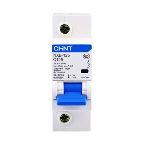 Chint original NXB-125 MCB 1P 2P 3P 4P 80A 100A 125A 1Pole 2Pole 3Pole 4Pole C80 C100 C125 D80 D100 D125 CHNT Circuit Breaker