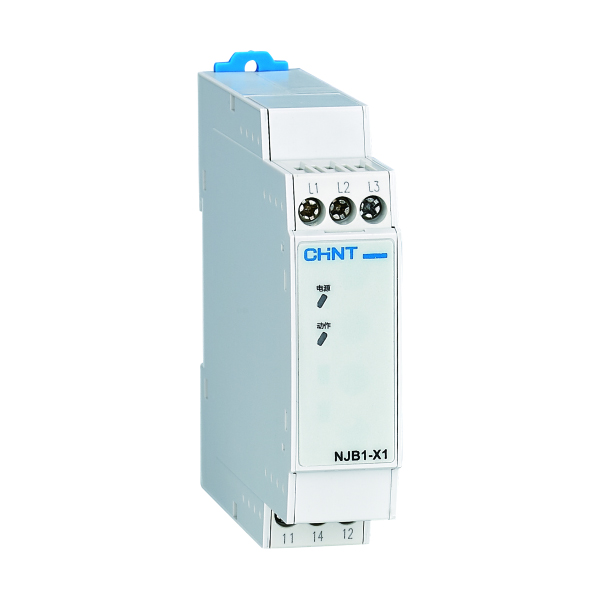 Chint original NJB1-X1 220V 380V Phase Sequence and Phase Failure protection Relay