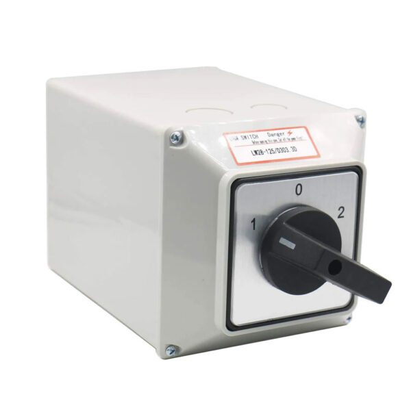 LW28-125/D303.3D LW28-160/D303.3D 125A 160A 3 Position 3 Phase Universal Rotary Changeover Switch with Exterior Box