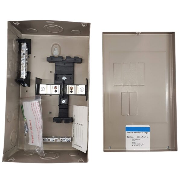 Breaker Panel Box 6 Space 125A CH6L125SP Surface CH6L125FP Flush Loadcenter Main Lug Load Center