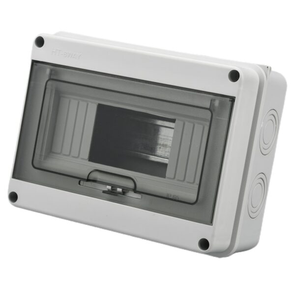 HT Consumer Unit MCB Plastic Enclosure Box HT-2 HT-5 HT-8 HT-12 HT-24 2 5 8 12 24 Ways IP65 Outdoor Waterproof Distribution Box