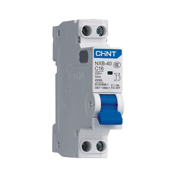 Chint original NXB-40 MCB 1P+N DPN 6A 10A 16A 20A 25A 32A 40A Chnt NXB-40 Miniature Circuit Breaker